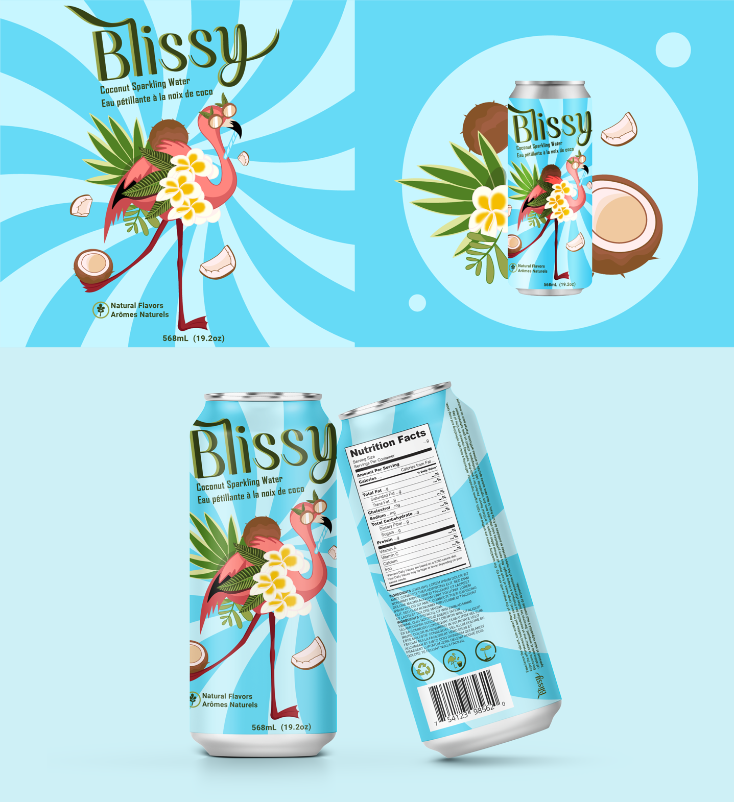 Coconut Flavor Mockup