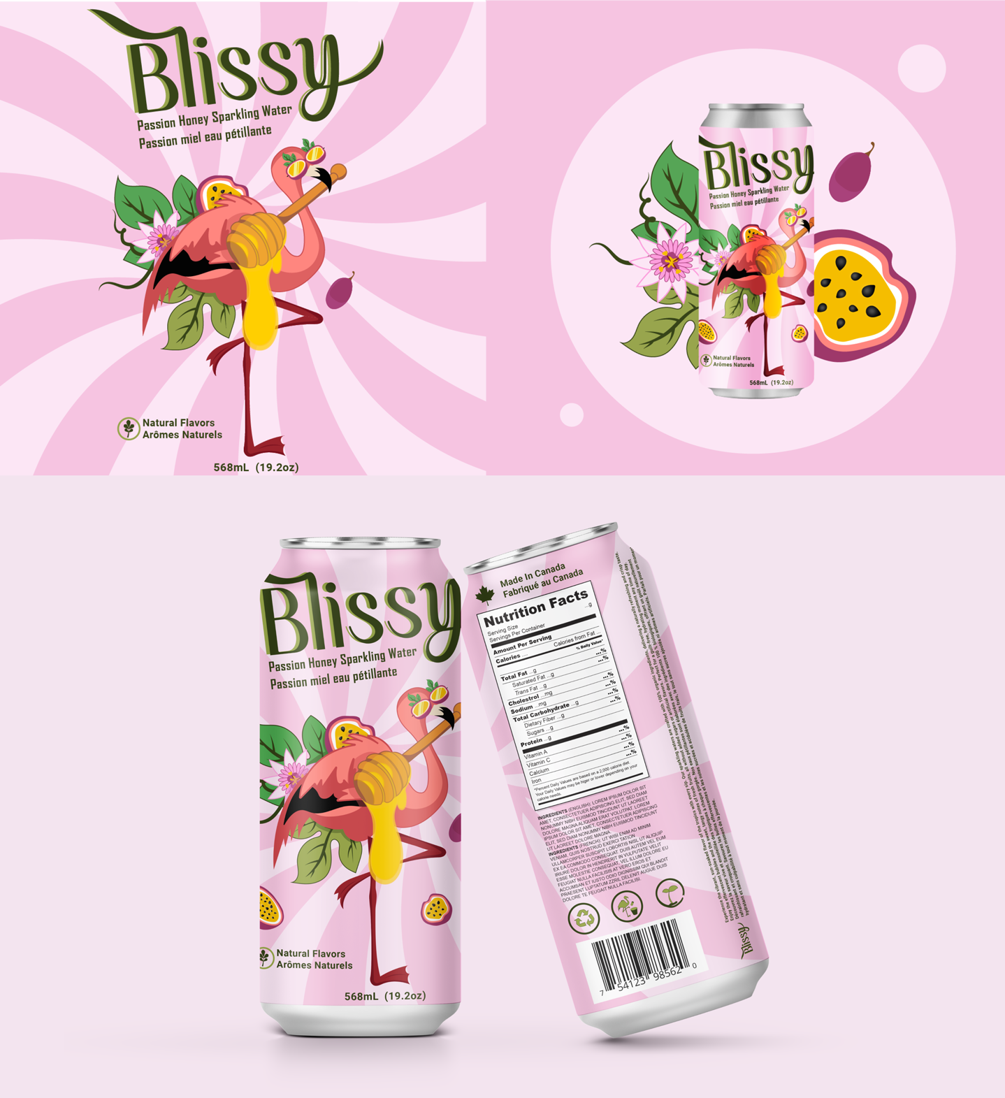 Passion Honey Flavor Mockup