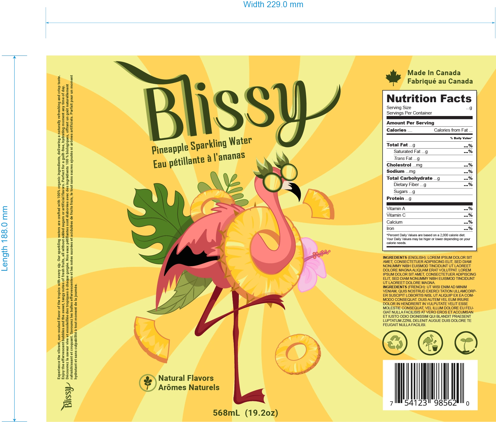 Passion Honey Flavor Mockup